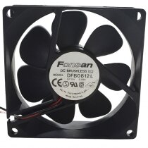 Delta Fonsan DFB0812L DC 12V 0.08A 8025 Axial Brushless Cooling Fan