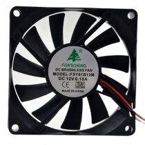 FONSONING FSY81B12M DC 12V 0.15A 8015 Axial Brushless Cooling Fan