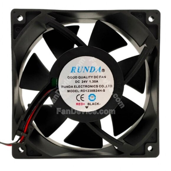 RUNDA RD1238B24H-S DC 24V 1.30A 12038 Axial Cooling Fan