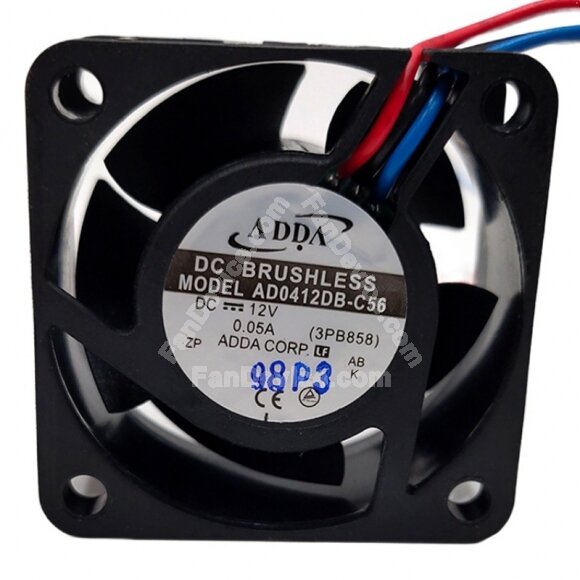ADDA AD0412DB-C56 DC 12V 0.05A 4020 Axial Brushless Cooling Fan
