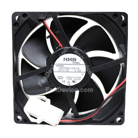 NMB 09225SS-12K-FA DC 12V 0.12A 9225 Axial Cooling Fan