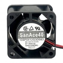 Sanyo Denki San Ace 40 109P0412G3D083 DC 12V 0.31A 4028 Axial Cooling Fan