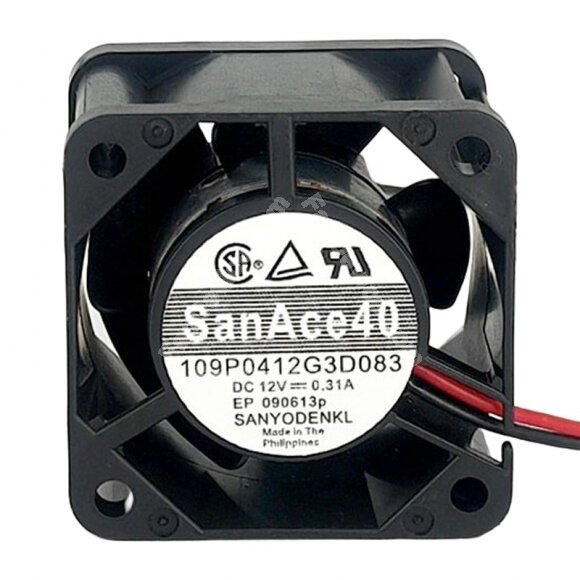 Sanyo Denki San Ace 40 109P0412G3D083 DC 12V 0.31A 4028 Axial Cooling Fan