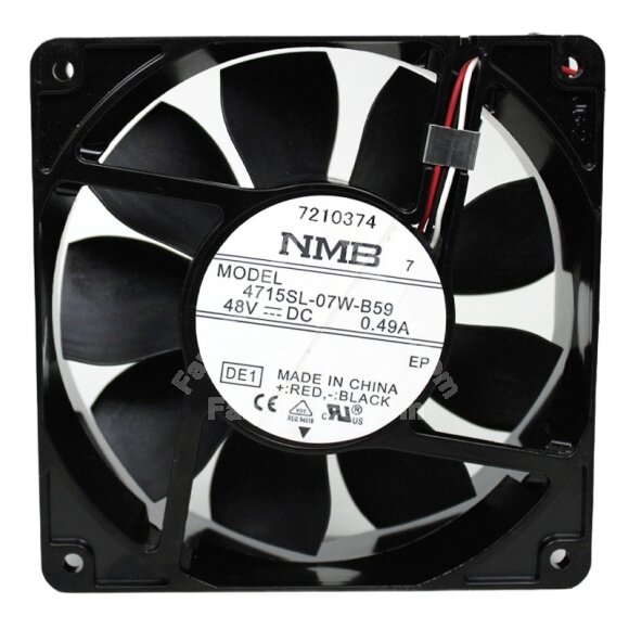 NMB 4715SL-07W-B59 DC 48V 0.49A 12038 Axial Cooling Fan