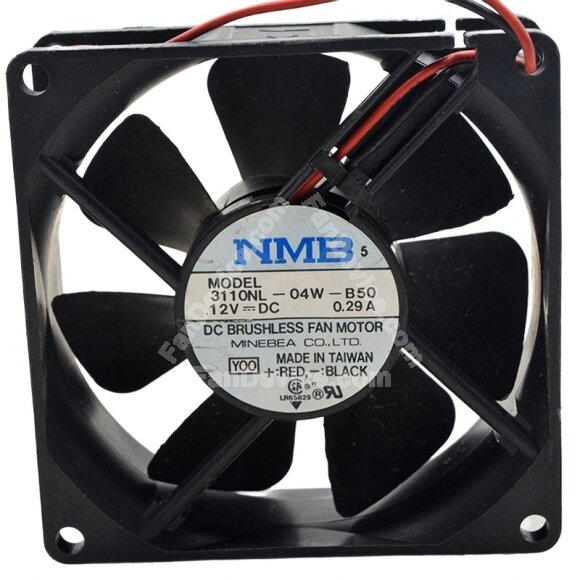 NMB 3110NL-04W-B50 DC 12V 0.29A 8025 Axial Brushless Cooling Fan