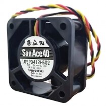Sanyo Denki San Ace 40 109P0412H602 DC 12V 0.11A 4020 Axial Cooling Fan