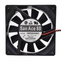 Sanyo Denki San Ace 80 109P0824H602 DC 24V 0.12A 8020 Axial Cooling Fan