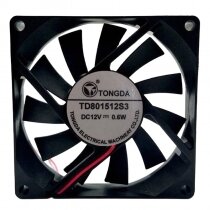 TONGDA TD801512S3 DC 12V 0.6W 8015 Axial Cooling Fan