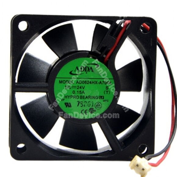 ADDA AD0624HX-A70GL DC 24V 0.15A 6015 Axial HYPRO Bearing Cooling Fan