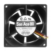 Sanyo Denki 109P0812C2031 DC 12V 0.55A 8032 Axial Cooling Fan