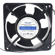 Maxair BT12038B2X AC 220/240V 0.14A 22W 12038 Axial Cooling Fan