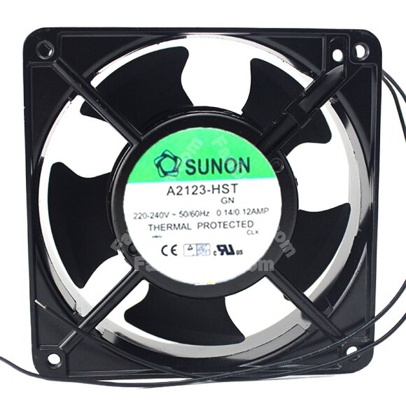 Sunon A2123-HST AC 220-240V 0.14/0.12AMP 12038 Axial Cooling Fan