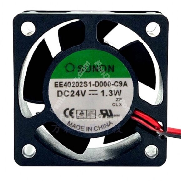 Sunon EE40202S1-D000-C9A DC 24V 1.3W 4020 Axial Cooling Fan