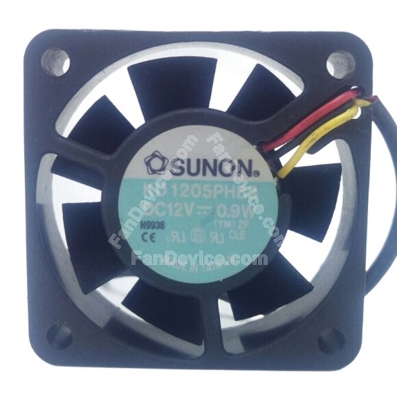 Sunon KD1205PHB3 DC 12V 0.9W 5015 Axial Cooling Fan