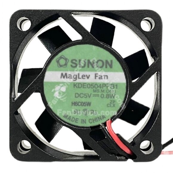 Sunon Maglev KDE0504PFB1 DC 5V 0.8W 4010 Axial Cooling Fan