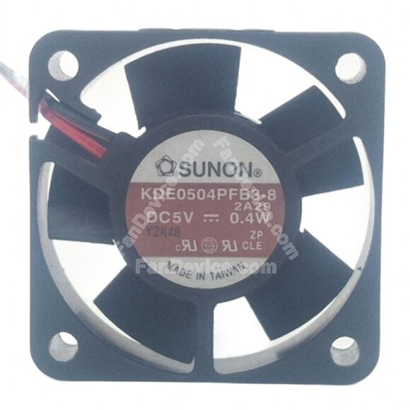 Sunon KDE0504PFB3-8 DC 5V 0.4W 4010 Axial Cooling Fan