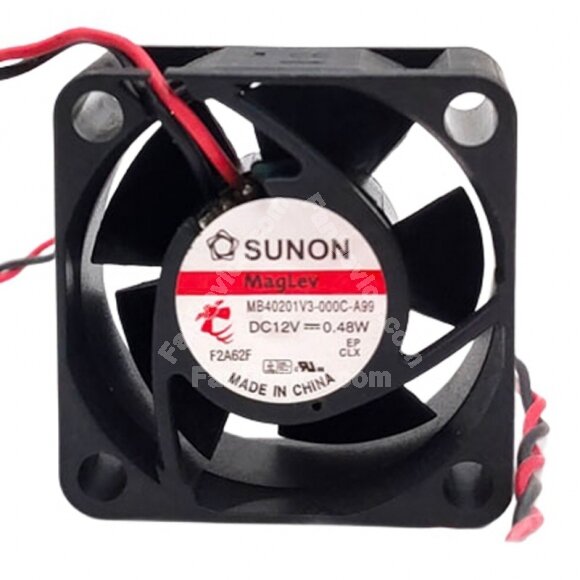 Sunon Maglev MB40201V3-000C-A99 DC 12V 0.48W 4020 Axial Cooling Fan