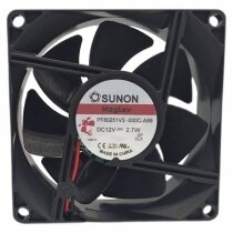 Sunon PF80251V3-000C-A99 DC 12V 2.7W 2 Wires Axial Cooling Fan