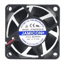 JAMICON JF0625H2H-R DC 24V 0.17A 6025 Axial HTLS Bearing Cooling Fan