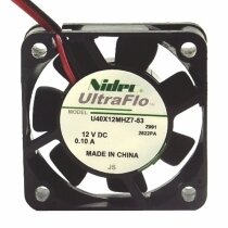 Nidec U40X12MHZ7-53 DC 12V 0.10A 2 Wires / 3 Wires Axial Cooling Fan