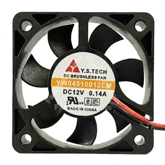 Y.S.TECH YW04510012LM 12V 0.14A 4510 DC Brushless Axial Cooling Fan