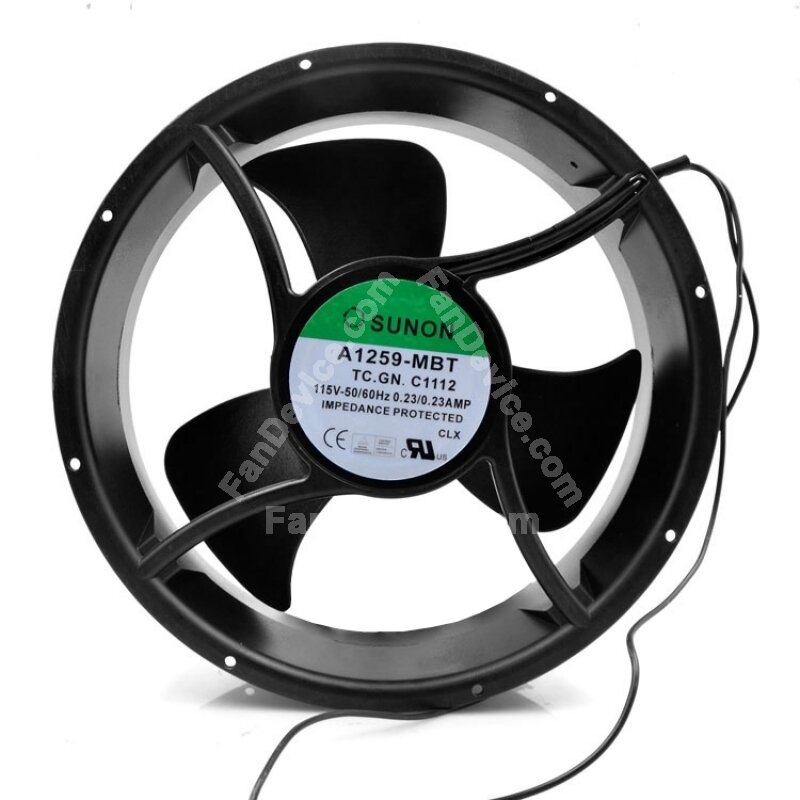 thumbnail image 2 of Dayton 4WT42A 239 CFM AC Axial Cooling Fan - 115V, 0.23/0.22A 2 of 6