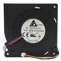 Delta BFB1212VHA01 DC 12V 0.60A 2 Wires / 3 Wires / 4 Wires Brushless Blower Cooling Fan