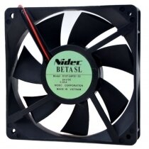 Nidec D12T-24PS1 03 DC 24V 0.25A 2 Wires Axial Cooling Fan