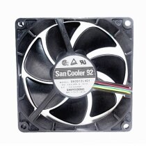 Sanyo Denki 9A0912L401 DC 12V 0.07A 3 Wires Axial Cooling Fan