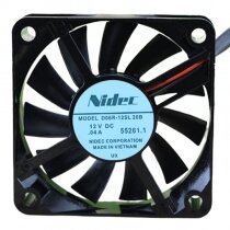 Nidec D06R-12SL 20B DC 12V 0.04A 6015 2 Wires Axial Cooling Fan
