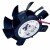 ARX FS1240-A1042A DC 12V 0.13A 2 Wires Cooling Fan