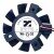 ARX FS1240-A1042A DC 12V 0.13A 2 Wires Cooling Fan