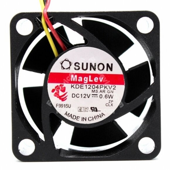 Sunon KDE1204PKV2 DC 12V 0.6W 2 Wires / 3 Wires Axial Cooling Fan