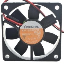 Sunon KD1206PFB1 MS.G DC 12V 1.9W 2 Wires Axial Cooling Fan