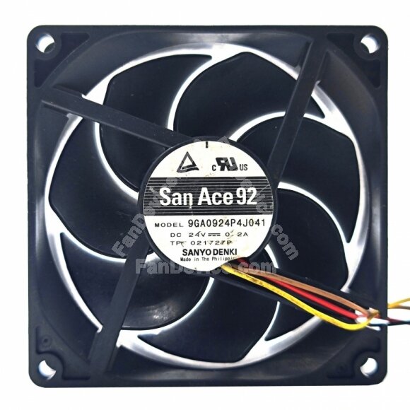 Sanyo Denki San Ace 92 9GA0924P4J041 DC 24V 0.2A 9225 Axial Cooling Fan