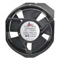 ETRI 148VK0282030 AC 115V 300 / 270mA 32 / 32W 17238 Thermally Protected Axial Cooling Fan