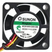 Sunon Maglev MC25100V3-Q000-G99 DC 5V 0.22W Axial Cooling Fan