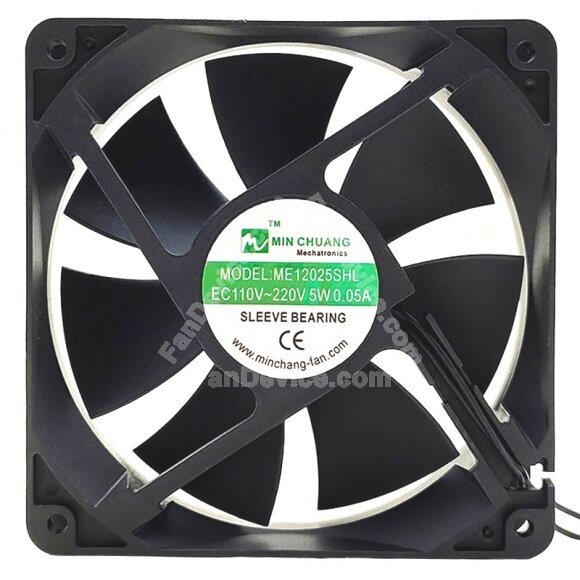 MIN CHUANG ME12025SHL EC 110V-220V 0.05A 5W Sleeve Bearing Axial Cooling Fan