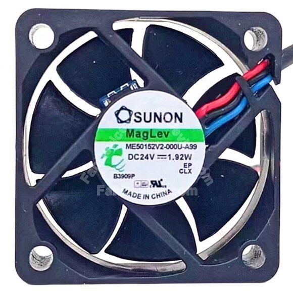 Sunon Maglev ME50152V2-000U-A99 DC 24V 1.92W 3 Wires Axial Cooling Fan