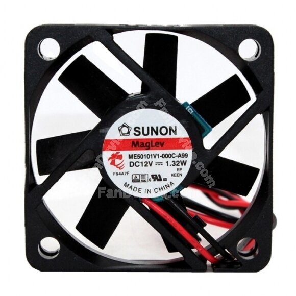Sunon ME50101V1-000C-A99 DC 12V 1.32W 2 Wires Axial Cooling Fan