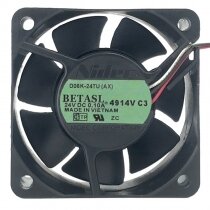 Nidec D06K-24TU(AX) DC 24V 0.10A 3 Wires Axial Cooling Fan