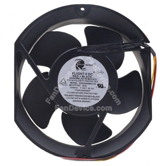 Comair Rotron DD523648B6C-E2 DC 48V 0.51A 2 Wires / 3 Wires Axial Cooling Fan