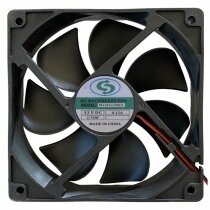 CC DF1202512SELN DC 12V 0.12A 2 Wires Brushless Axial Cooling Fan