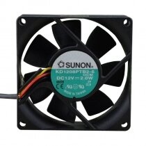 SUNON KD1208PTB2-6 DC 12V 2.0W 2 Wires / 3 Wires Axial Cooling Fan