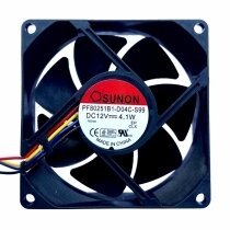 Sunon PF80251B1-D04C-S99 DC 12V 4.1W 4 Wires Axial Cooling Fan