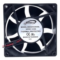 Sofasco D9232V24SHBL DC 24V 0.55A 9232 Thermal Protected Axial Cooling Fan