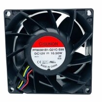 Sunon PF80381B1-Q21C-S99 DC 12V 10.50W 4 Wires Axial Cooling Fan