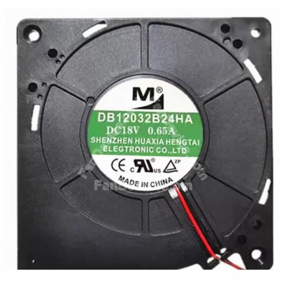 YM DB12032B24HA DC 18V 0.65A 12032 Axial Cooling Fan