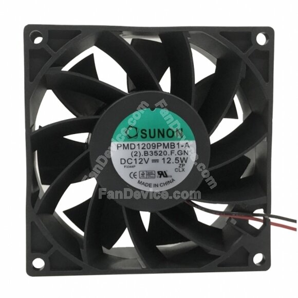 Sunon PMD1209PMB1-A DC 12V 12.5W 2 Wires / 3 Wires Axial Cooling Fan