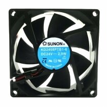 SUNON KD2408PTB1-6 DC 24V 2.9W 2 Wires Axial Cooling Fan